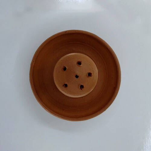 Clay Incense Stick Holder 3.5" for Buddha Statues and Other Religious Purpose