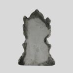 4.5 Inch Black & Gray Ganesh Statue with Book - God of Knowledge & Success