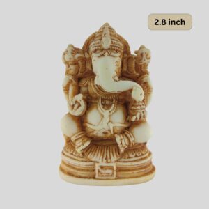 2.8 Inch Ganesh Statue - God of Knowledge & Success