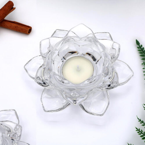 Glass Lotus Lamp 02