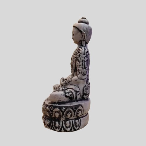 Myanmar Cultural Buddha Statue Black & White – 00010 (3)