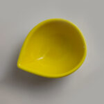 Ceramic Little Oil Lamp Yellow Color