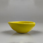 Ceramic Little Oil Lamp Yellow Color