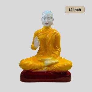 Fiberglass Yasodhara (Rahula Matha, Yasodara Devi) Painted 12 Inch Statue for Religious Purposes