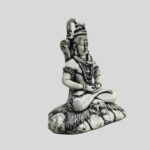 Dolomite Shiva Statue 5.7 Inch Black & Gray - The Destroyer and Transformer